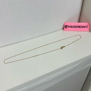 Mejuri 14k Yellow Gold Baby Curb Chain Necklace 16-18 inch (solid 14k gold)